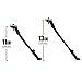 BV Bicycle Adjustable Center Kickstand for Bike 24 to 28 Inch