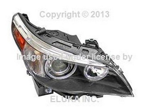 BMW OEM Headlight Assembly (Bi-Xenon Adaptive) Right E60 63 12 7 166 120 525i 530i 545i