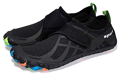 SCIEU Badeschuhe Wasserschuhe Aquaschuhe Herren Damen Schwimmschuhe Strandschuhe Surfschuhe Schnell Trocknend… – Bild 3