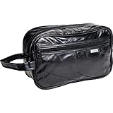 The Embassy Personal Travel Bag, Italian Stone Design, for Overnight Stays, Vacations and Road Trips, Genuine Lamb Skin Leather