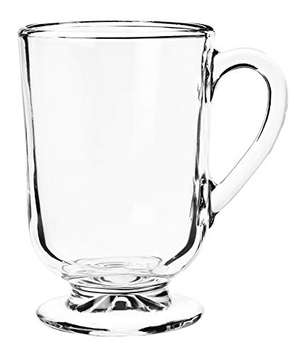 KADAX Kaffeegläser, 6er Set, 300ml, Teegläser aus Glas, Glühweingläser, Trinkgläser für Tee, Kaffee, Irish Coffee, Kaffeetassen mit Henkel, Cappuccino Gläser, Dessertgläser – Bild 5