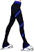 Figure Skating Spiral Polartec Polar Fleece Pants (Royal Blue, Adult Small)
