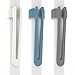 [3-Pack] Pen Pal Clip for Apple iPad and iPad Pro Pencil, White/Blue/Charcoal