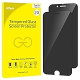 iPhone 6s Screen Protector, JETech 2-Pack Privacy Anti-Spy (Updated Version) 0.33mm Tempered Glass Screen Protector for Apple iPhone 6 and iPhone 6s 4.7