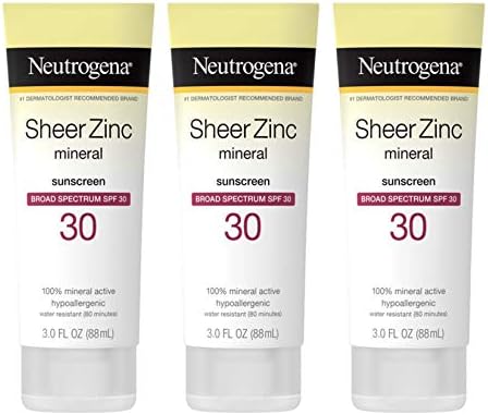 neutrogena zinc dry touch sunscreen