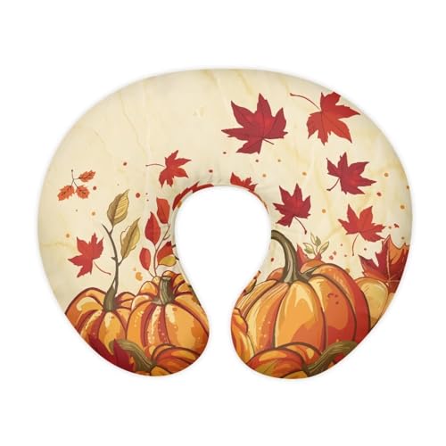 Kathyboom Classic Pumpkin Maple Nursing Pillow Cover Slipcover Soft and Comfortable Maternity Breastfeeding Newborn Infant Feeding Cushion Cover Machine Wash & Quick Dry