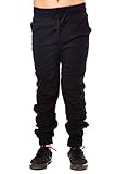 Boys Kids Slim Fashion Clothes Drawstring Cuffed Joggers Pants BBP005