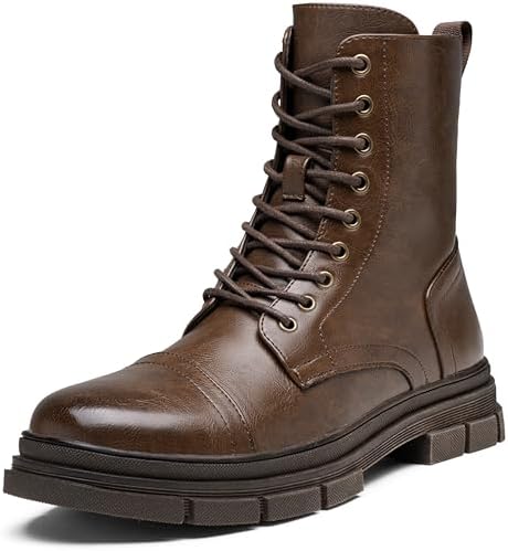 Amazon.com: Jazame Men's Carson Distressed Cap Toe Tall Motorcycle