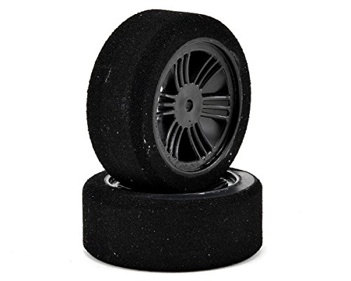 Contact RC 1/10 Electric Sedan Dual Foam Tires (2) (Carbon Black) (Soft)