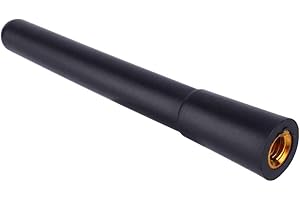 Car Radio Antenna AM FM Aerial Mast Screwin Type, Keenso Universal 3.8 98mm Screw Type Short Stubby Antenna Sport Auto Car SU