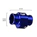 Upgr8 Aluminum Water Temperature Sensor Adapter (34MM, Blue)