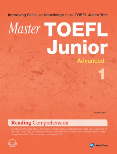 Master TOEFL Junior Reading Comprehension Advanced. 1 (Korean edition)