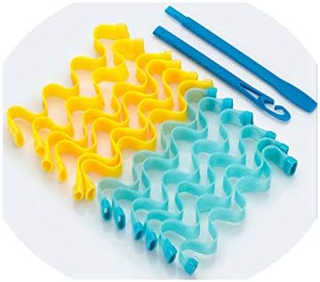 Water Wave Magical quickly Curlers Formers Leverage Spiral Hairdressing Tool 25-60cm 12pcs Magical quickly Curlers Leverage Spiral Hairdressing Tool,20cm