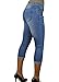 Alfa Global Junior's Low Rise Skinny Denim Capri Pants