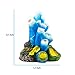Aquarium Decor Air Bubble Stone Blue Coral Starfish Oxygen Pump Resin Crafts for Aquarium Fish Tank Ornament Decoration