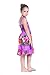 Girl Purple Floral Hawaiian Luau Dress in Various Styles