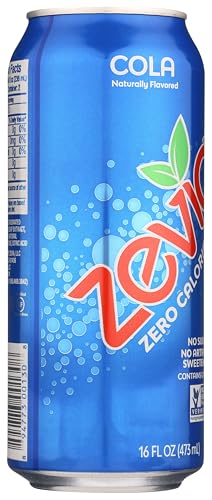 ZEVIA NATURAL COLA SODA, 16 FL OZ (PACK OF 12)