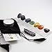 10 pc Chakra Crystal Healing Kit: Large Selenite Bar, 7 Chakra Natural Polished Tumbled Stones in Black Velvet Bag with Chakra Information Card, Black Tourmaline Specimen, Votive, Beverly Oaks COA