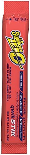 20 oz. Drink Fruit Punch Single Serve Qwik Stik? Zero (4 Cases; 50 Sticks/Bag) - R3-060102-FP