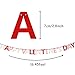 Auihiay Felt Heart Garland Banner and Happy Valentine's Day Banner - No DIY Valentines Decorations for Anniversary, Birthday Party