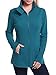 Ninedaily Women Long Sleeve Pocket Button Crewneck Full Zip Up Hoodie Jacket