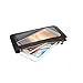KISS GOLD(TM) Artificial Leather Touch Screen Women Purse Wallet Pouch Wristlet for Iphone 8, 8 Plus, 7 Plus, 7, 6S Plus, 6S, 6(black)