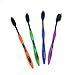 Dental Care Bamboo Charcoal Nano Toothbrush Home Camping Hotel Trip Travel (Black Bristles) (4)