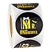 WRAPAHOLIC Mr Onederful 1st Birthday Stickers - First Birthday Favor Stickers - 2 x 2 Inch 500 Total Labels