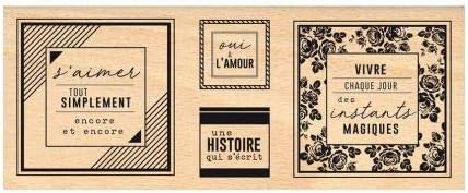Florilèges Design Wooden Stamp 60 x 150 m, Wood Colour, 60x150 m