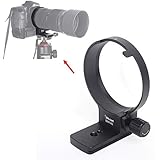 Tripod Mount Ring, iShoot Lens Collar Socket for Sigma 100-400mm f/5-6.3 DG OS HSM Contemporary Lens(for Canon and Nikon Mount),Built-in Quick Release Plate for Tripod Ball Head of ARCA-SWISS KIRK Fit