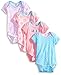 Gerber Baby Girls Apparel - 12 Months - Zebra, 4 Pack