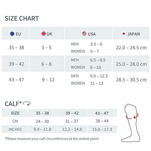 Graduated Compression Socks (Yellow 1 Pair, US Women 8-10//US Men 6.5-8.5) - Thumbnail 5