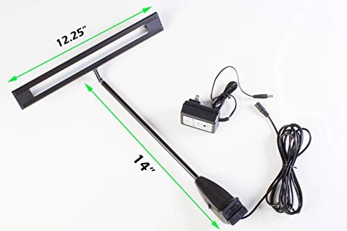 LEDupdates 2pcs Trade Show LED Light 20w for Popup Booth Exhibit back drop Panel with UL Listed Power supply