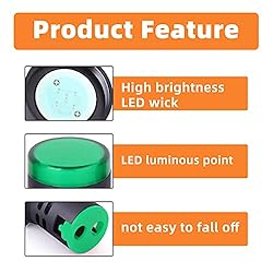 GASHER 12V/24V/110V 20mA Energy Saving Indicator