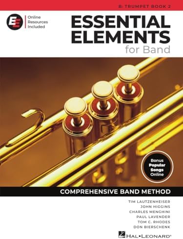 Essential Elements for Band - Bb Trumpet Book 2 with EEi Online
