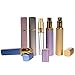 12ML Refillable Perfume Atomizer Bottle for Travel Spray Scent Pump Case Pack of 5