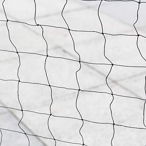 AJO Adjustable Foldable Portable Recreational Volleyball Badminton Tennis Net Set - Easy Setup Nylon Sports Net with Poles,for Indoor or Outdoor Court,Beach,Backyard (16.5 FT)