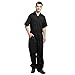 TopTie Men's Short-Sleeve Work Coverall Lightweight with Elastic Waist