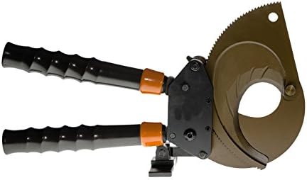 Haicable XJ-95 Ratchet Cable Cutter Cutting Cu/Al Armored Cable Max Dia.95mm Wire Cutter Mechanical Cable Cutter