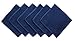 Mia'sDream Microfiber Cleaning Cloth Kitchen Cleaning Rags, Waffle Weave Dish Towels fo Kitchen, Fast Drying Dish Rags Dish Cloths for Washing Dishes,12inch X 12inch,6 Pack, Navy Blue