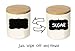 Removable Labels, PYRUS Chalkboard Stickers Perfect for Labeling Jars Kitchen Pantry Storage and Wine Bottles(5*8pcs)