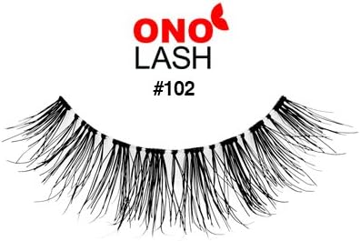 Ono Lash 102. Natural. Wispies. Invisible Clear Strip Band. False Eyelashes/ Falsies/ Fake Lashes