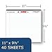 ROARING SPRING Wide Landscape Legal Pad, White, 2 Pads, 11