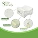 Sweetylife Knee Pillow for Back Pain Sciatica Relief Memory Foam Leg Pillow for Side Sleepers Sleeping With Breathable Zippered Cover