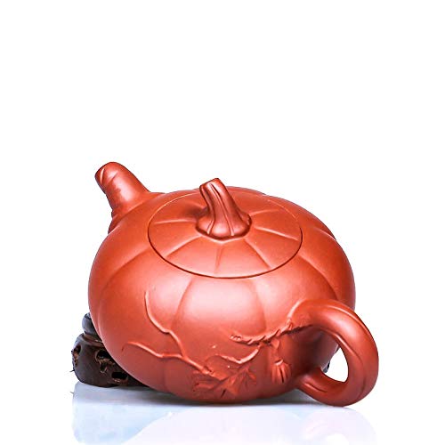 CHLM Ausgezogenes Erz Red Mud Pumpkin Pot Teekanne Teeset – Bild 3