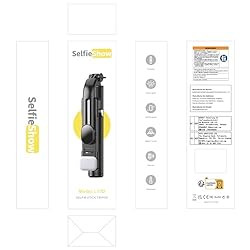 45" Selfie Stick Tripod with 2 Lights, Extendable 5