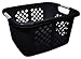 HMS 2253-75 Home Logic 1.5 Bushel Black Laundry Basket