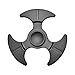 OUUO Tri Metal Fidget Hand Spinner Toy High Speed Up to 5 Minutes