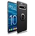 HYAIZLZ Kickstand Galaxy S10 Plus Case Soft TPU Hidden Kickstand S10 Plus Back Case Cover with Car Magnet Function for Samsung Galaxy S10 Plus,Black Ring