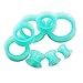 Oyaface 22pcs Silicone Ear Gauges Flesh Tunnels Plugs Stretchers Expander Ear Piercing Jewelry 00g(10mm)